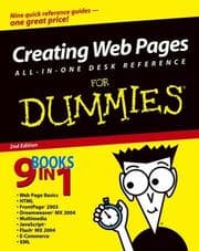 Tapa de Creating web pages all-in-one desk reference for dummies