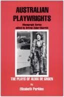 Tapa de The Plays of Alma De Groen