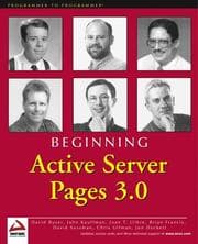 Tapa de Beginning Active Server Pages 3.0