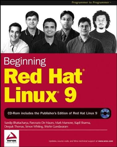 Tapa de Beginning Red Hat Linux 9