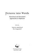 Tapa de Pictures into words