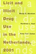 Tapa de Licit and illicit drug use in the Netherlands, 2001