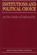 Tapa de Institutions and political choice