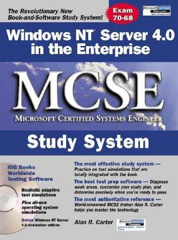 Tapa de Windows NT Server 4.0 in the Enterprise MCSE Study System