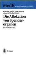 Tapa de Die Allokation von Spenderorganen