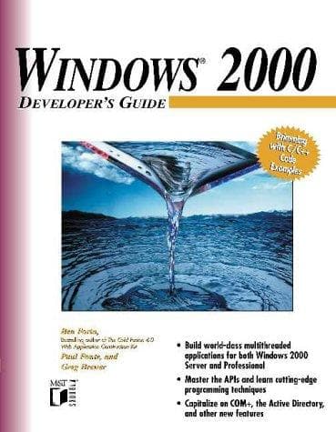 Tapa de Windows 2000 developer's guide