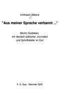 Tapa de 'Aus meiner Sprache verbannt ...'