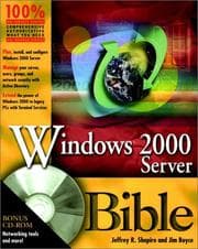 Tapa de Windows 2000 server bible