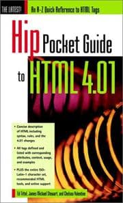Tapa de Hip pocket guide to HTML 4.01