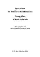 Tapa de Prinz Albert: Ein Wettiner In Grossbritannien=prince Albert