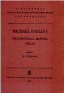 Tapa de Philosophica Minora, vol. II