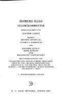 Tapa de Homers Ilias. Gesamtkommentar Auf der Grundlage der Ausgabe von Ameis-Hentze-Cau: Fasz. 2