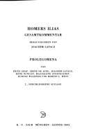 Tapa de Homers Ilias. Gesamkommentar