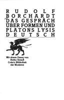 Tapa de Das Gespräch über Formen und Platons Lysis Deutsch
