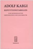 Tapa de Repetitionstabellen zur kurzgefassten Griechischen Schulgrammatik.