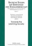 Tapa de Towards the Learning Society