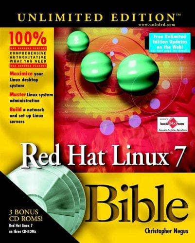 Tapa de Red Hat Linux 7 Bible, Unlimited Edition