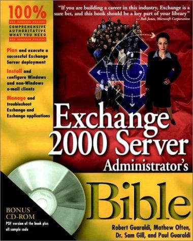 Tapa de Exchange 2000 server administrator's bible