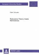 Tapa de Revelance theory meets markedness