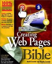 Tapa de Creating Web pages bible