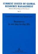 Tapa de Resources in Our Day-To-day Life