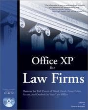 Tapa de Office XP for law firms