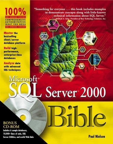 Tapa de Microsoft SQL Server 2000 Bible with CD-ROM