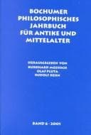 Tapa de Bochumer philosophisches Jahrbuch für Antike und Mittelalter. Bd. 6, 2001