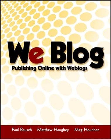 Tapa de We blog
