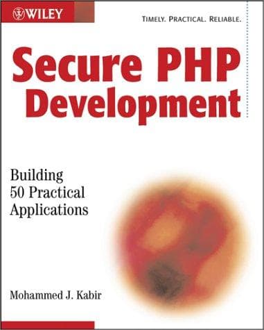 Tapa de Secure PHP Development