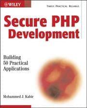 Tapa de Secure PHP Development