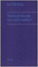 Tapa de Wat Heeft Filisofie Met Taal Te Maken?