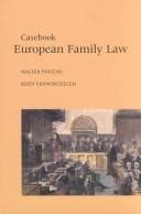 Tapa de Casebook European Family Law