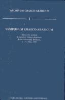 Tapa de Symposium Graeco-Arabicum 2