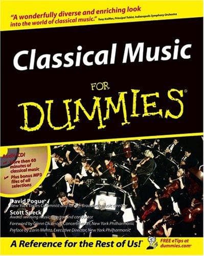 Tapa de Classical music for dummies
