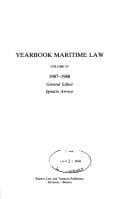 Tapa de Yearbook Maritime Law