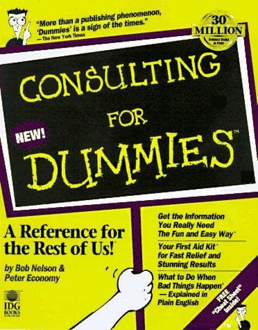 Tapa de Consulting for dummies