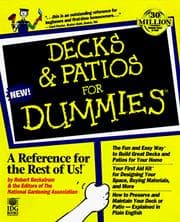 Tapa de Decks & patios for dummies