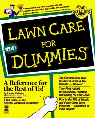 Tapa de Lawn care for dummies