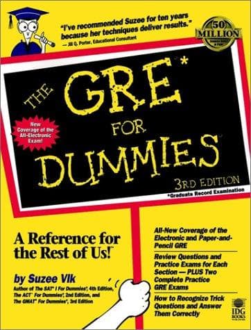 Tapa de The GRE for dummies