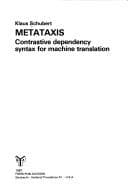 Tapa de Metataxis