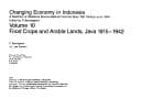 Tapa de Food crops and arable lands, Java 1815-1942