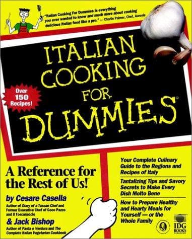 Tapa de Italian cooking for dummies