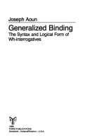 Tapa de Generalized binding