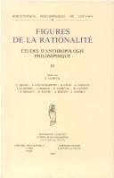 Tapa de Figures de la rationalité. Etudes d'anthropologie philosophique. Tome 4