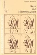 Tapa de Stress and Non-Stress Accent (Netherlands Phonetic Archives, 7)