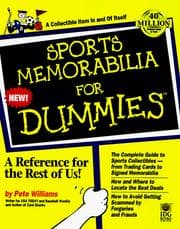 Tapa de Sports memorabilia for dummies