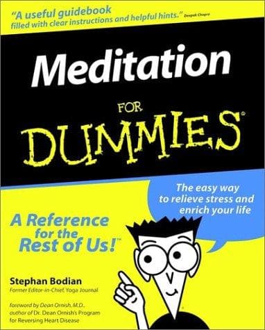 Tapa de Meditation for dummies