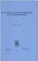 Tapa de De studie van de Marcusredactie in de twintigste eeuw