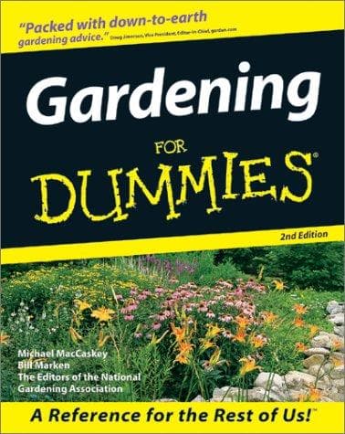 Tapa de Gardening for dummies